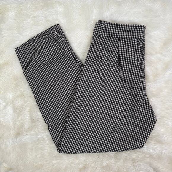 Tach Clothing High-Waist Portia Wool Pants in Brown Houndstooth Size M - Picture 13 of 13